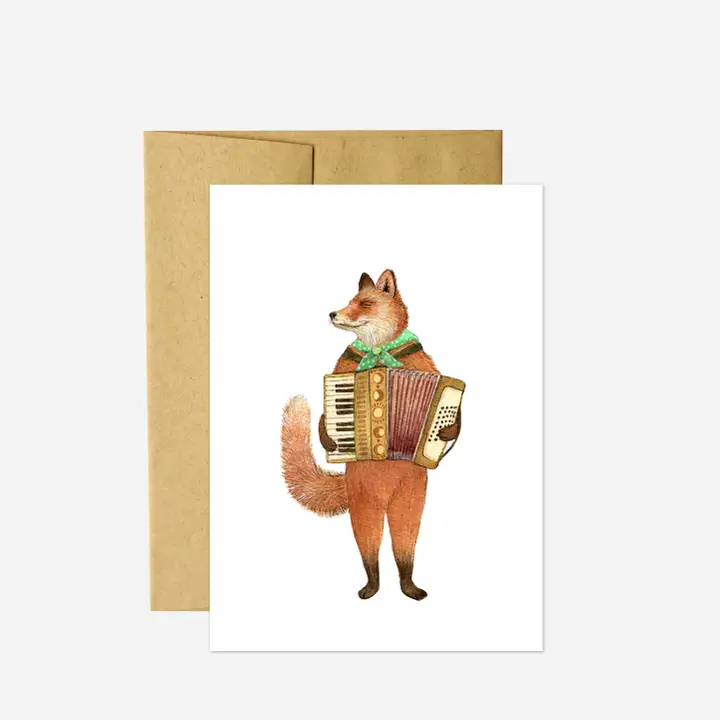 Papa's Accordian Card - Heart of the Home Inc