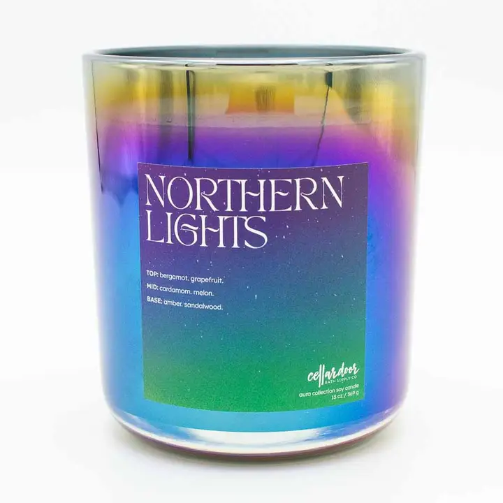 Northern Lights Double Wick 13oz Candle - Heart of the Home Inc