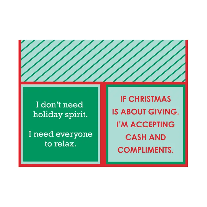 Cash & Compliments Double Sided Cocktail Napkins