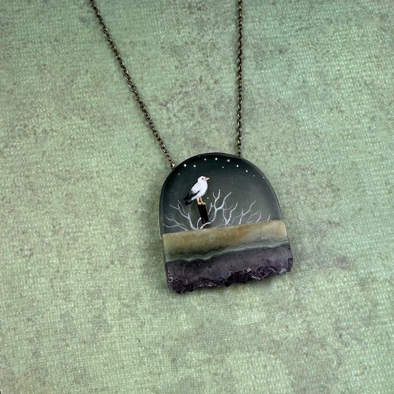 Salt Seagull Pendant - Heart of the Home Inc