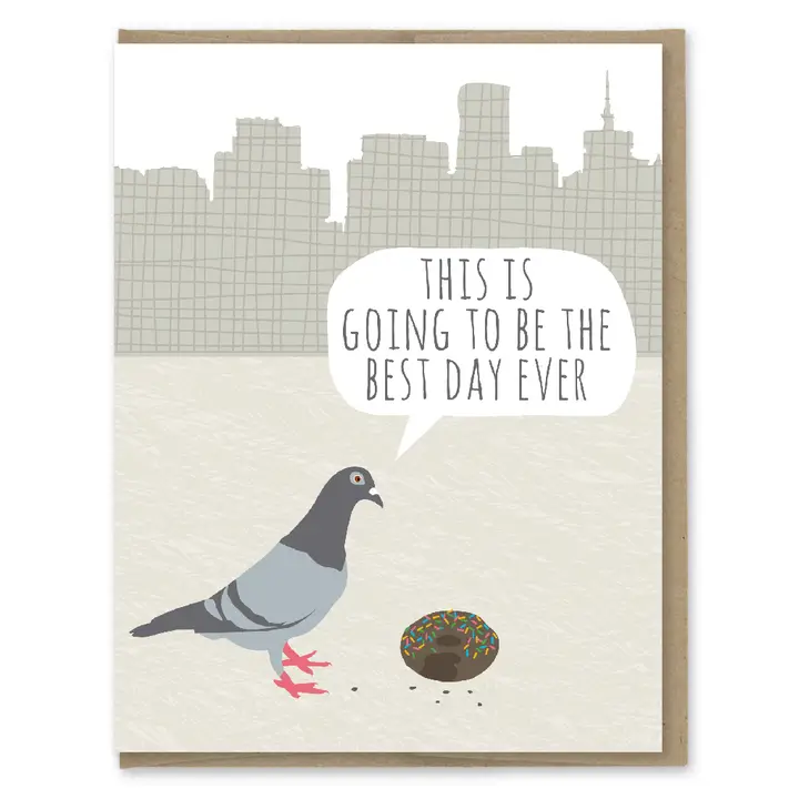Pigeon Doughnut Birthday Card - Heart of the Home LV