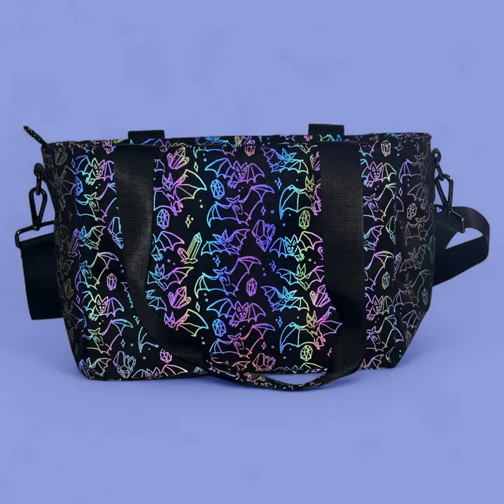 Holographic Crystal Cave Venture Tote