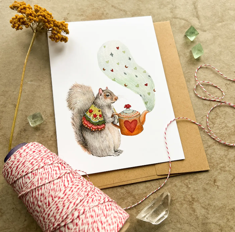Tea for Two Balnk Card - Heart of the Home Inc