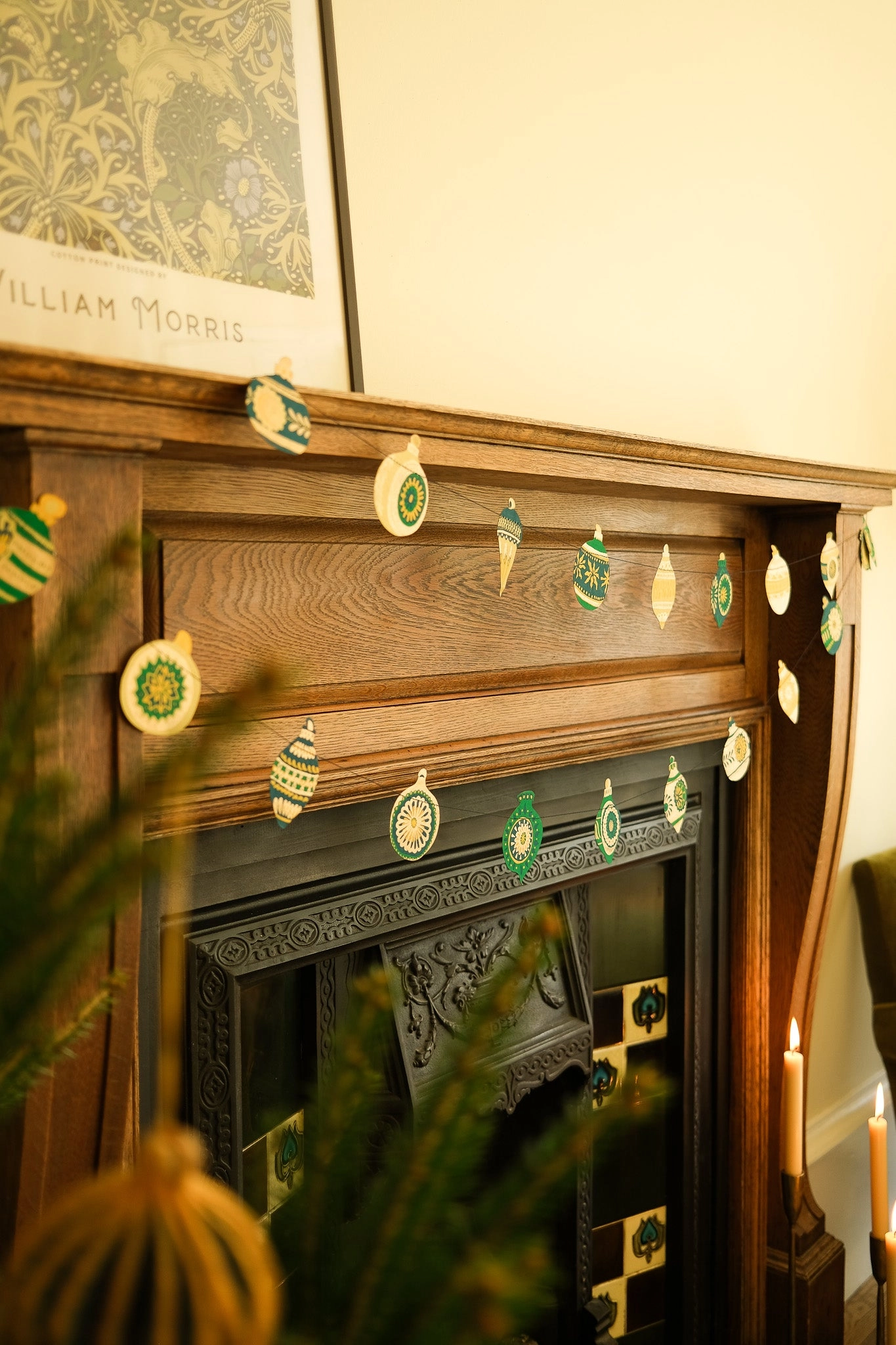 Christmas Ornaments Garland - Heart of the Home Inc