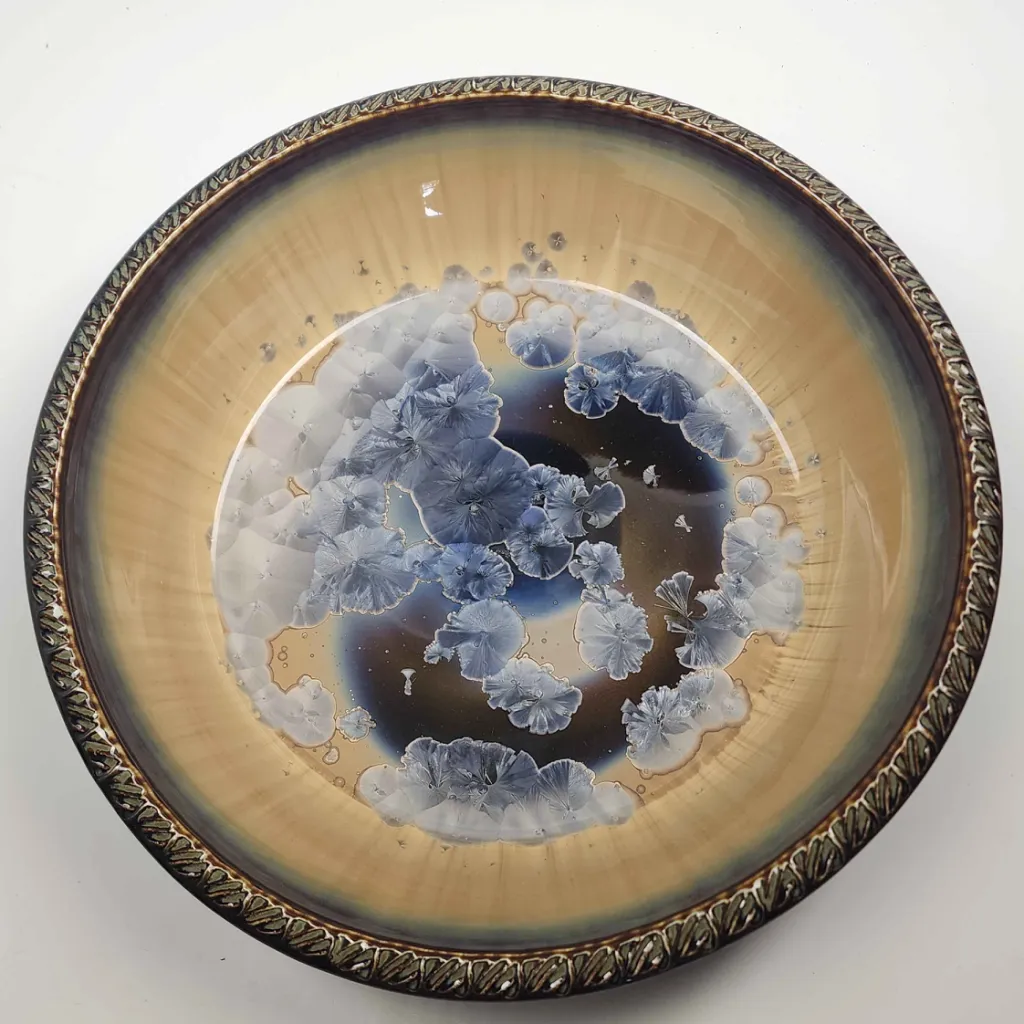 Medium Platter in Mocha & Olive