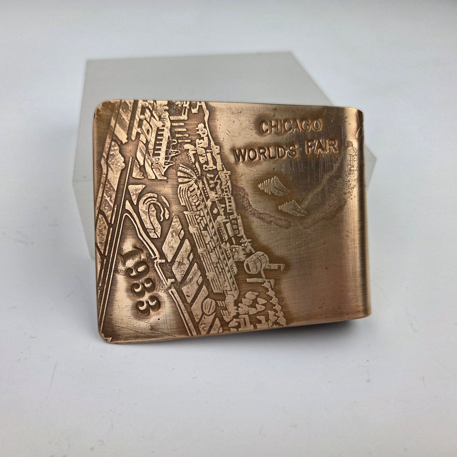 1933 Chicago Worlds Fair Moneyclip - Heart of the Home Inc