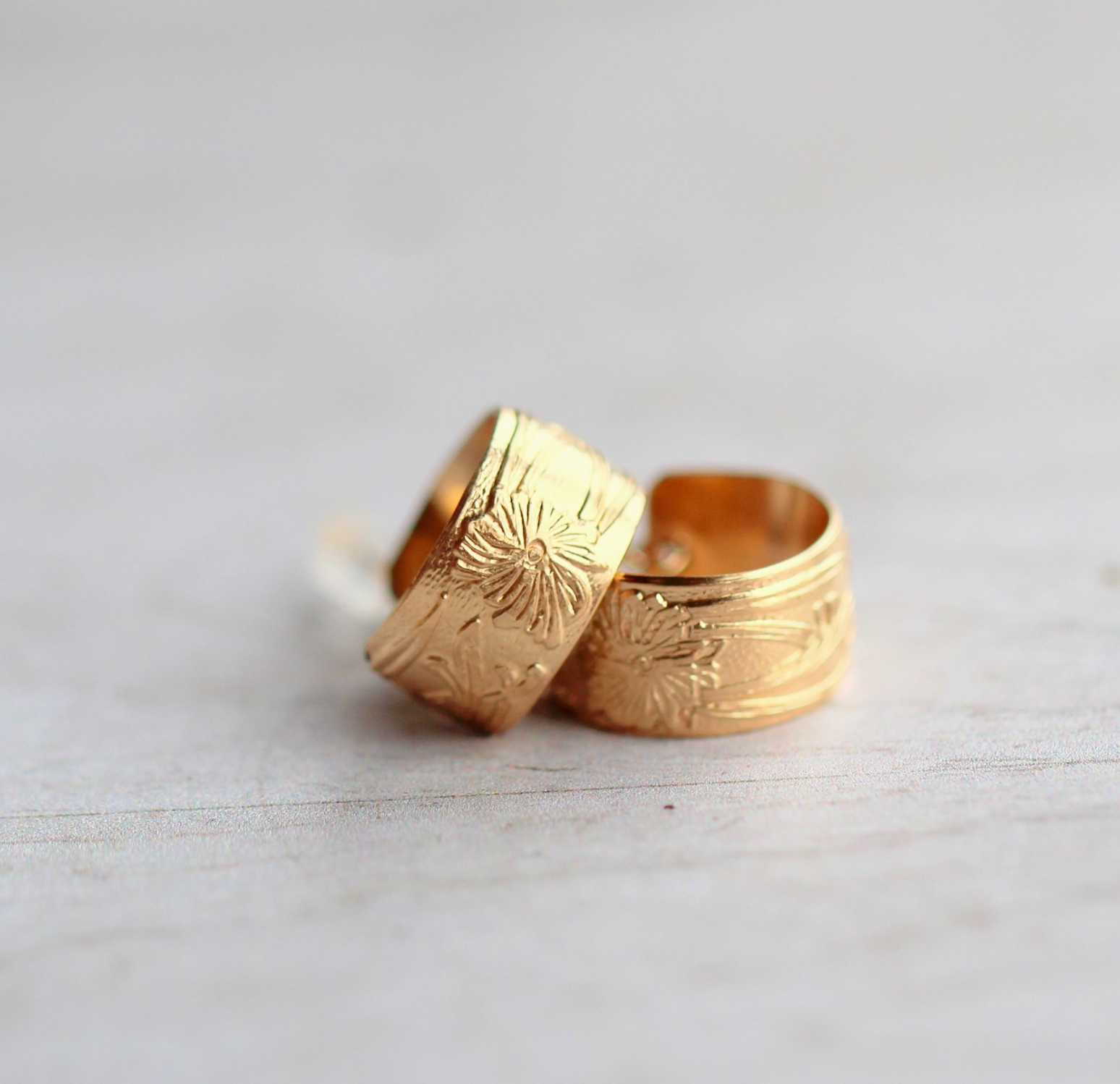 Poppy Hoop Earrings - Heart of the Home Inc