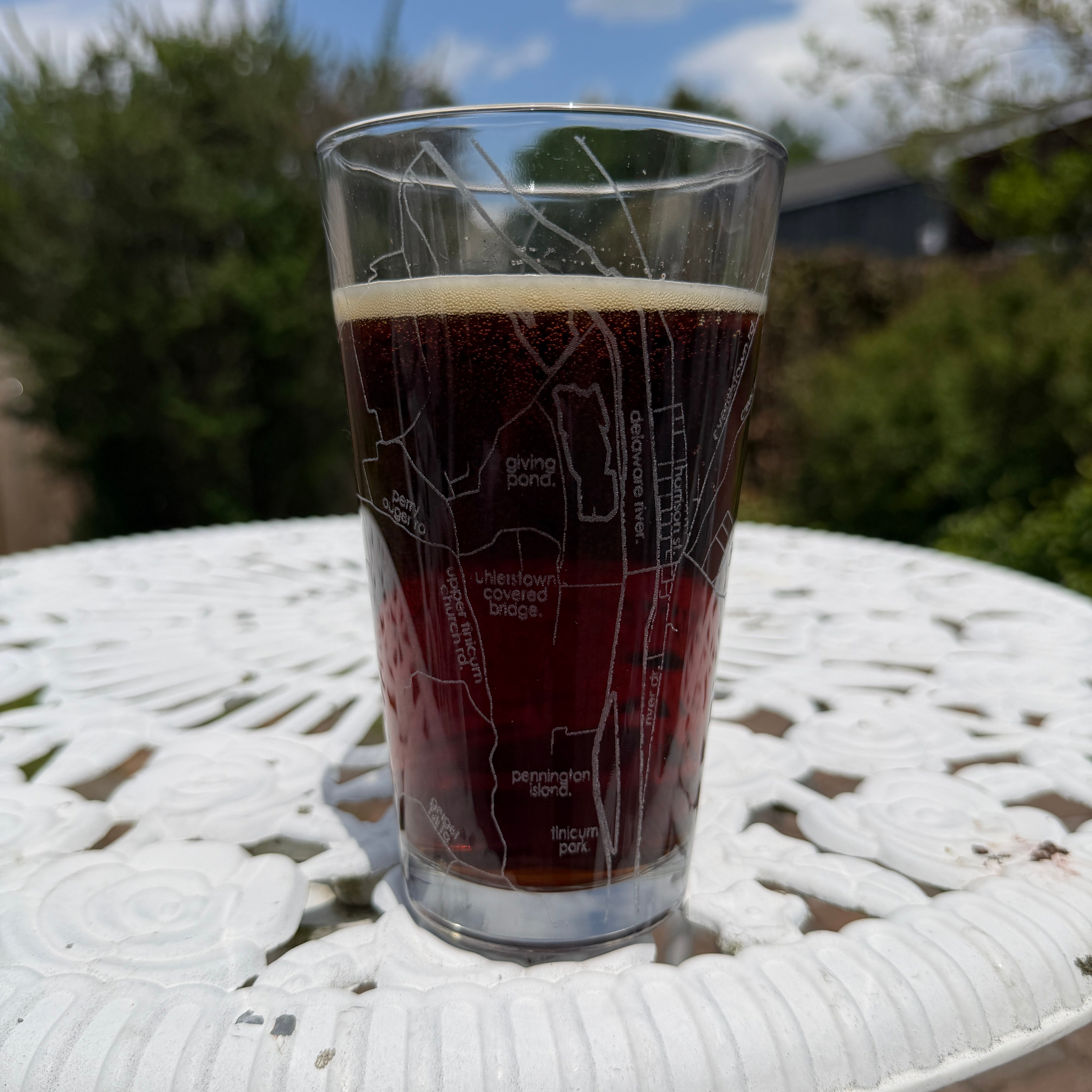 Frenchtown NJ Pint Glass - Heart of the Home Inc