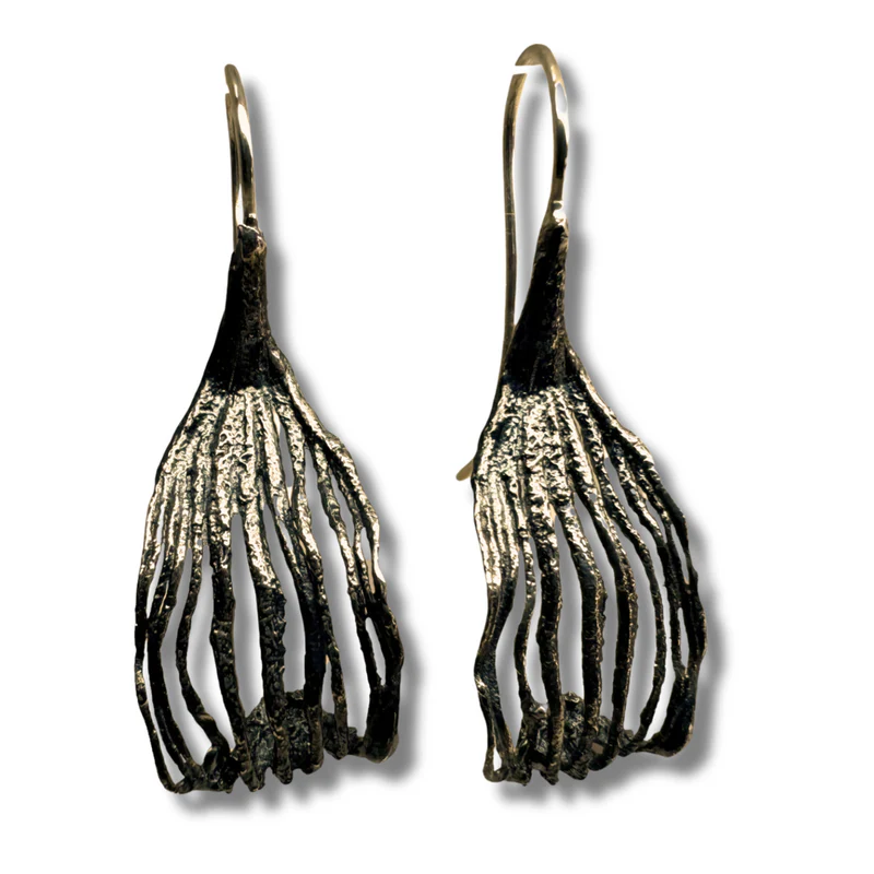 Pinion Single Petal French Hook Earrings - Heart of the Home Inc