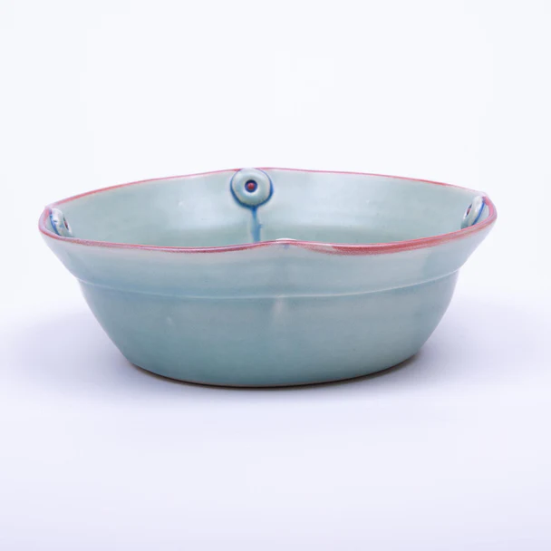 Green Cake Bowl - Heart of the Home Inc