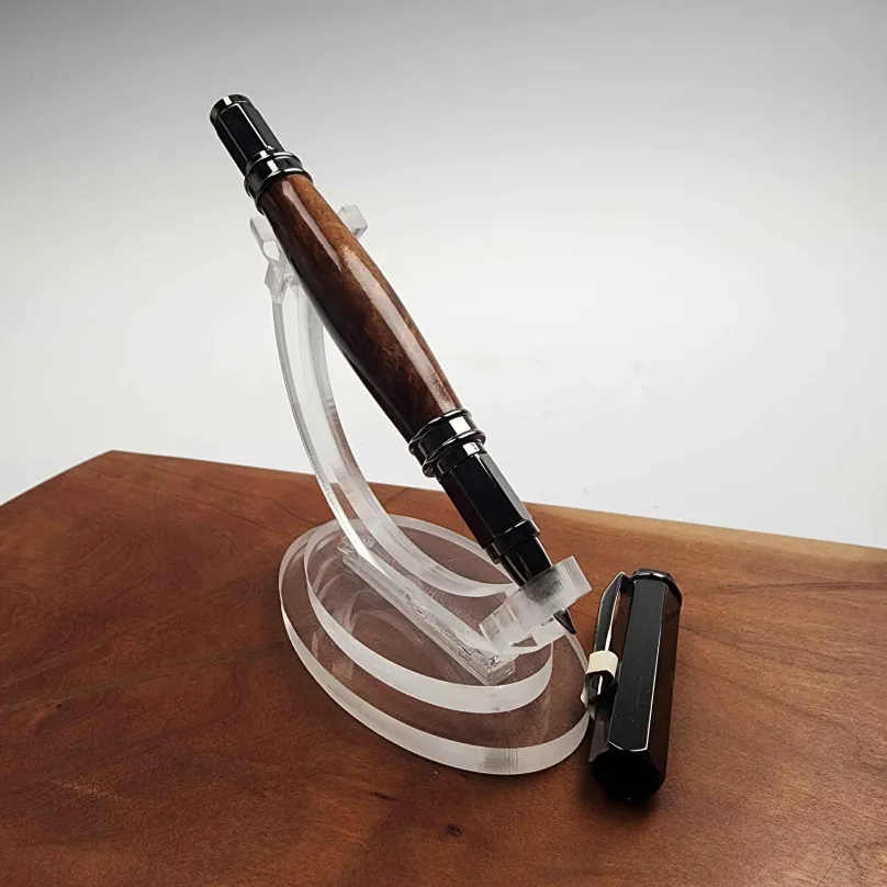 Redwood Burl Vertex Roller Pen