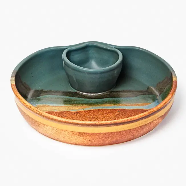 Petite Chip & Dip Dish in Desert