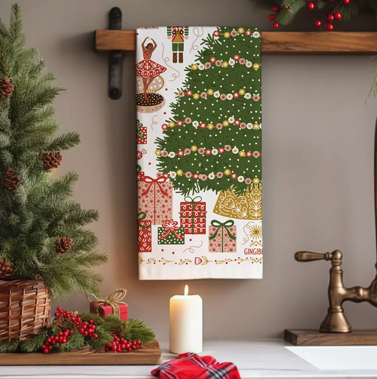 Christmas Tree Tea Towel - Heart of the Home Inc