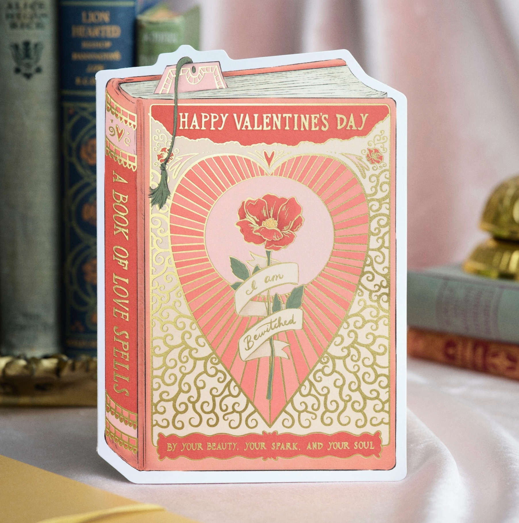 Good Juju Card Bewitched Valentine Book Cover - Heart of the Home Inc