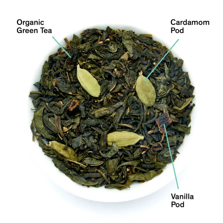 Combray - Vanilla Cardamom Green Tea Bags