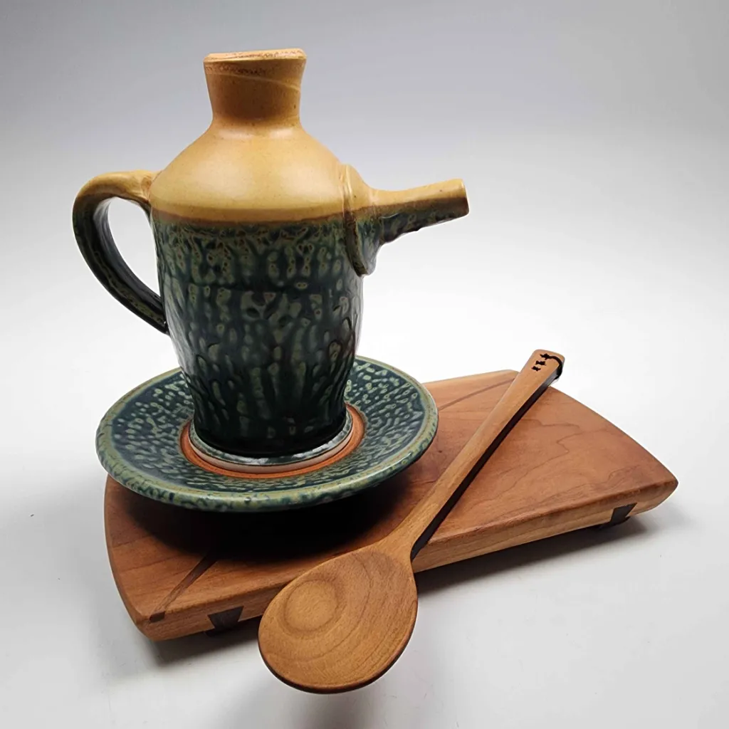 Oil Bottle with Plate