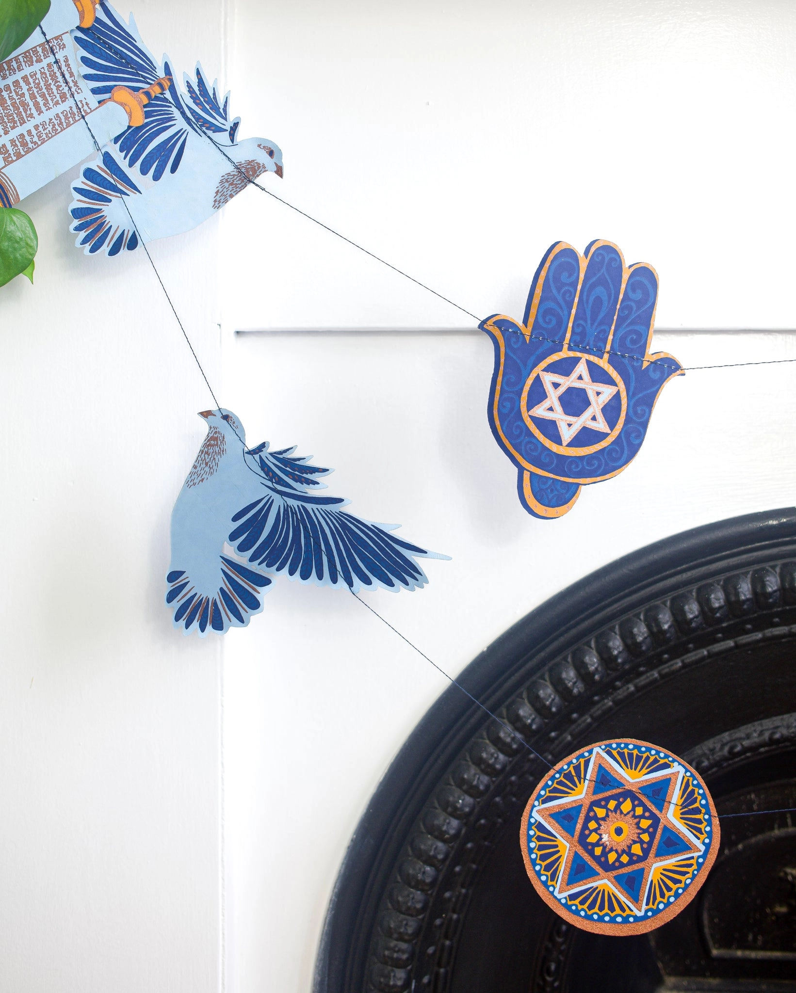 Hanukkah Garland - Heart of the Home Inc