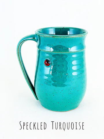 Speckled Turquoise Tall Mug - Heart of the Home Inc