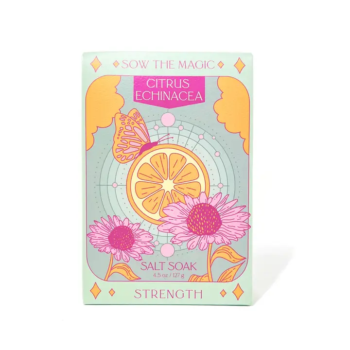 Citrus Echinacea Strength Salt Soak - Heart of the Home Inc