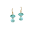 Larimar Ocean Droplet Earrings - Heart of the Home Inc