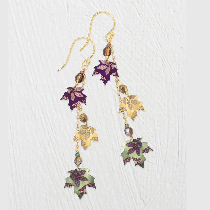 Maple Chime Earrings - Heart of the Home Inc