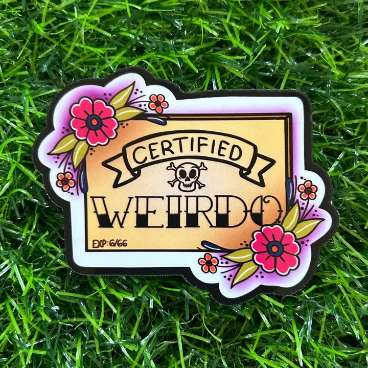 Certified Weirdo Sticker