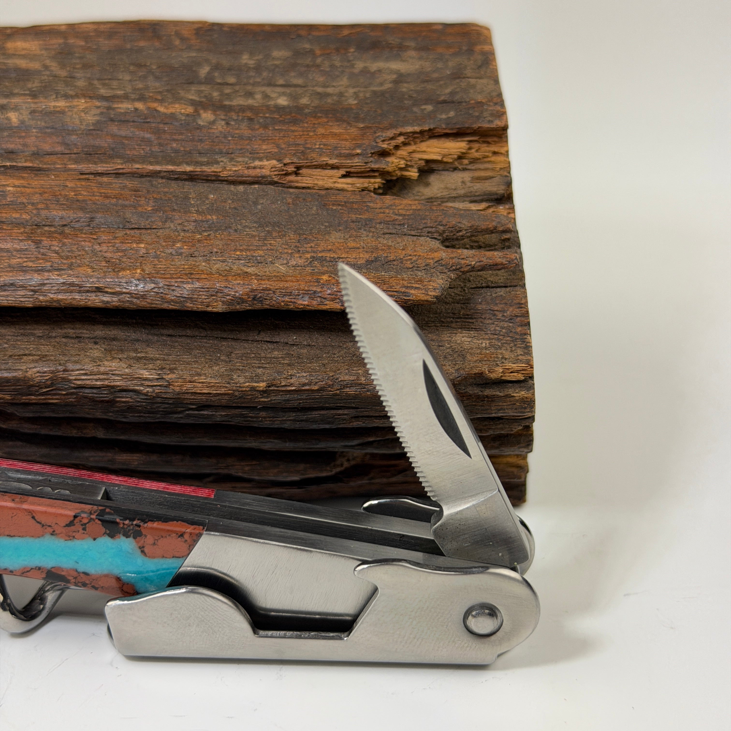 Vein Turquoise Waiter's Knife - Heart of the Home Inc