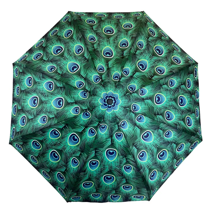 Inside Out Peacock Umbrella - Heart of the Home LV