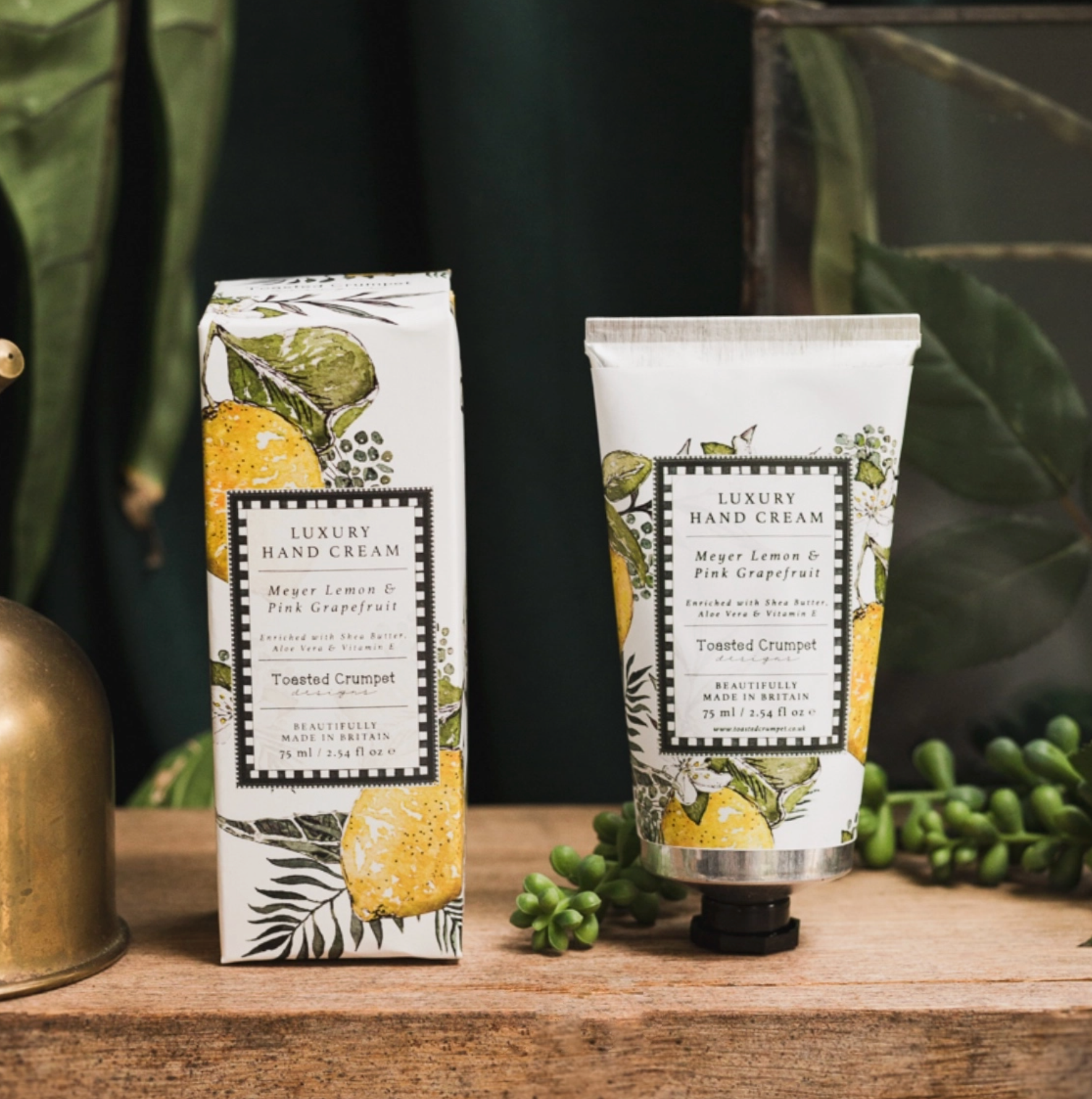 Meyer Lemon & Pink Grapefruit Luxury Hand Cream - Heart of the Home Inc
