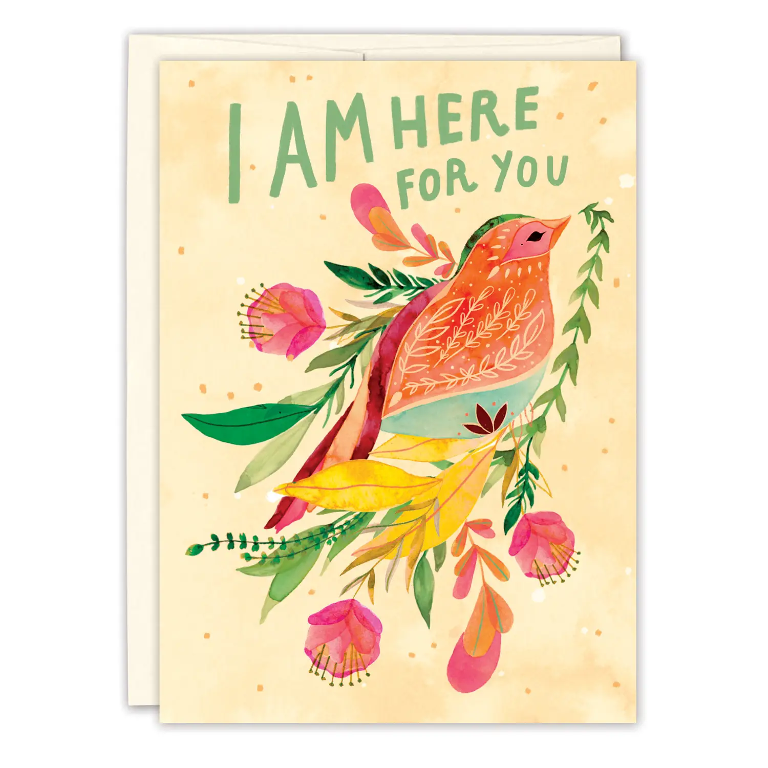 Floral Bird Sympathy Card - Heart of the Home LV