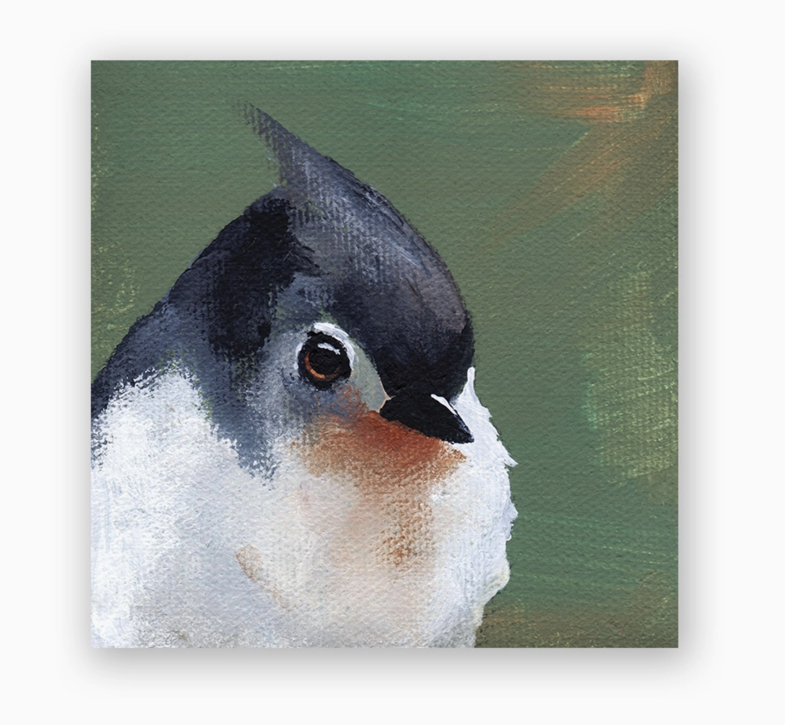 Tufted Ttitmouse Wooden Wall Art - Heart of the Home Inc