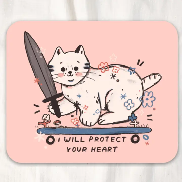 I Will Protect Your Heart Sticker