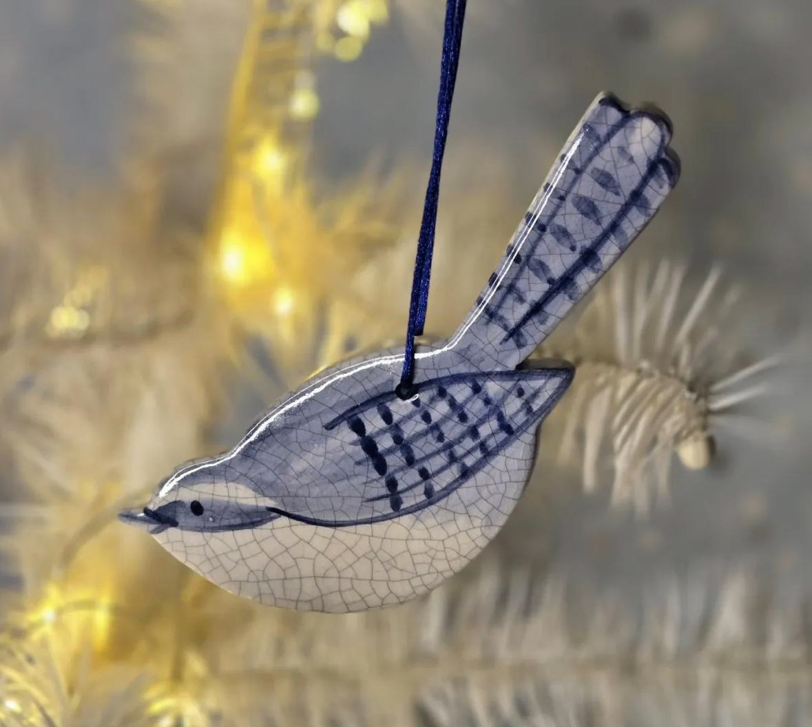 Wren Ceramic Ornament