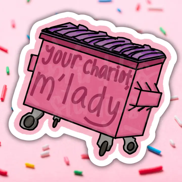 Your Chariot Dumpster Sticker