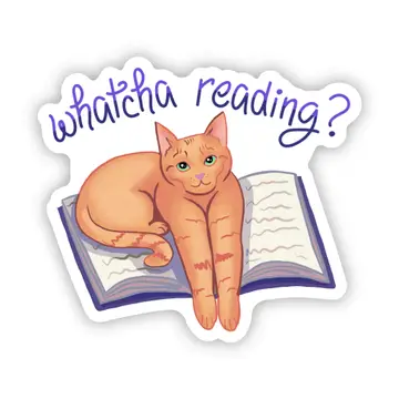 Big Moods Sticker 5646 Whatcha Reading - Heart of the Home LV