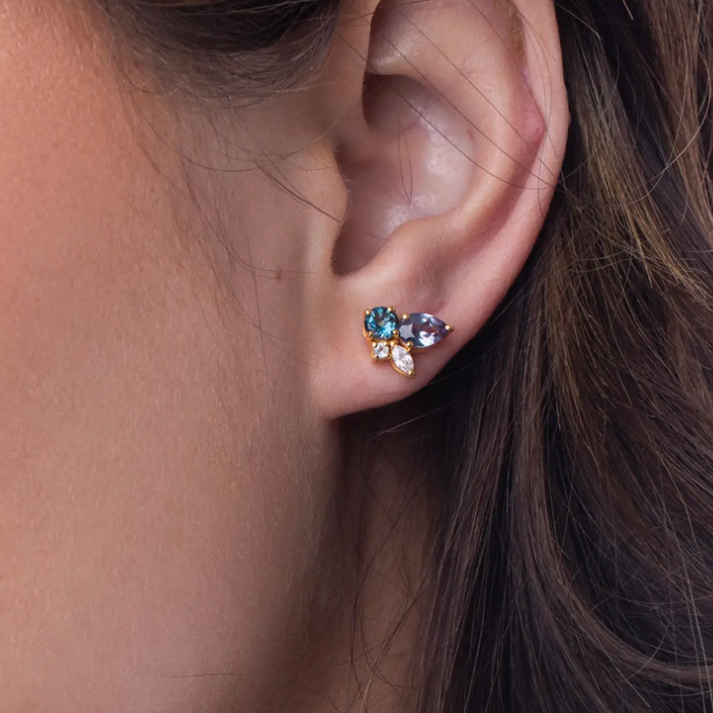 Tropical Caribbean Stud Earrings - Heart of the Home Inc