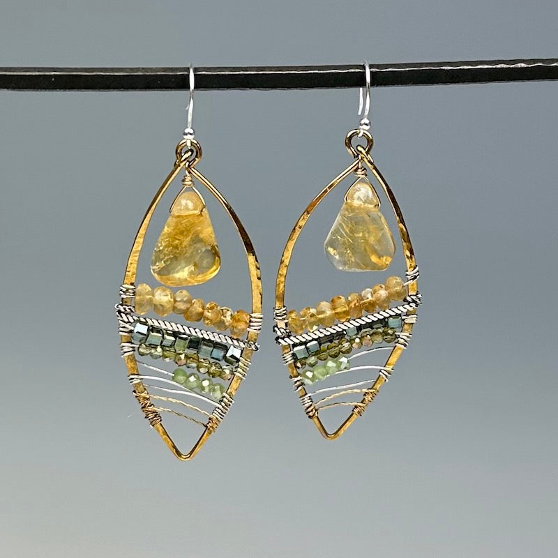 Drop of Sun Earrings - Heart of the Home Inc