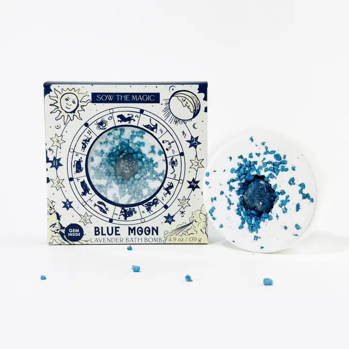 Blue Moon Lavender Bath Bomb - Heart of the Home Inc