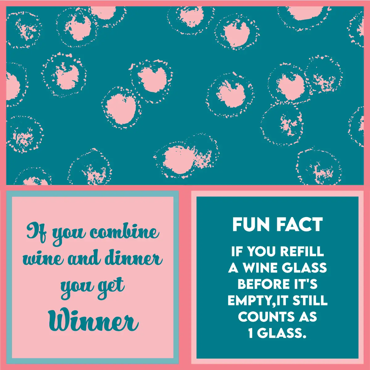 Wine Glass Refill Cocktail Napkin - Heart of the Home Inc