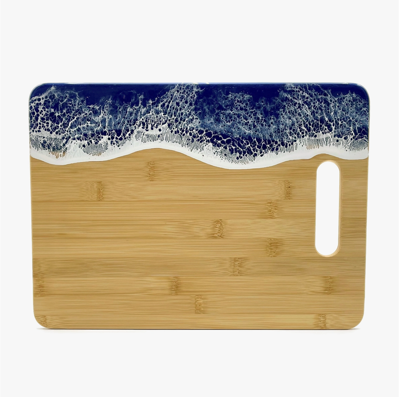 Large Cutting Board in Ocean Blue Horizontal - Heart of the Home Inc