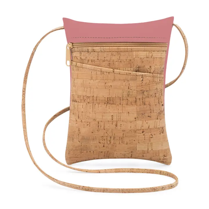 Dragonfruit Mini Cork Cross Body Bag - Heart of the Home LV