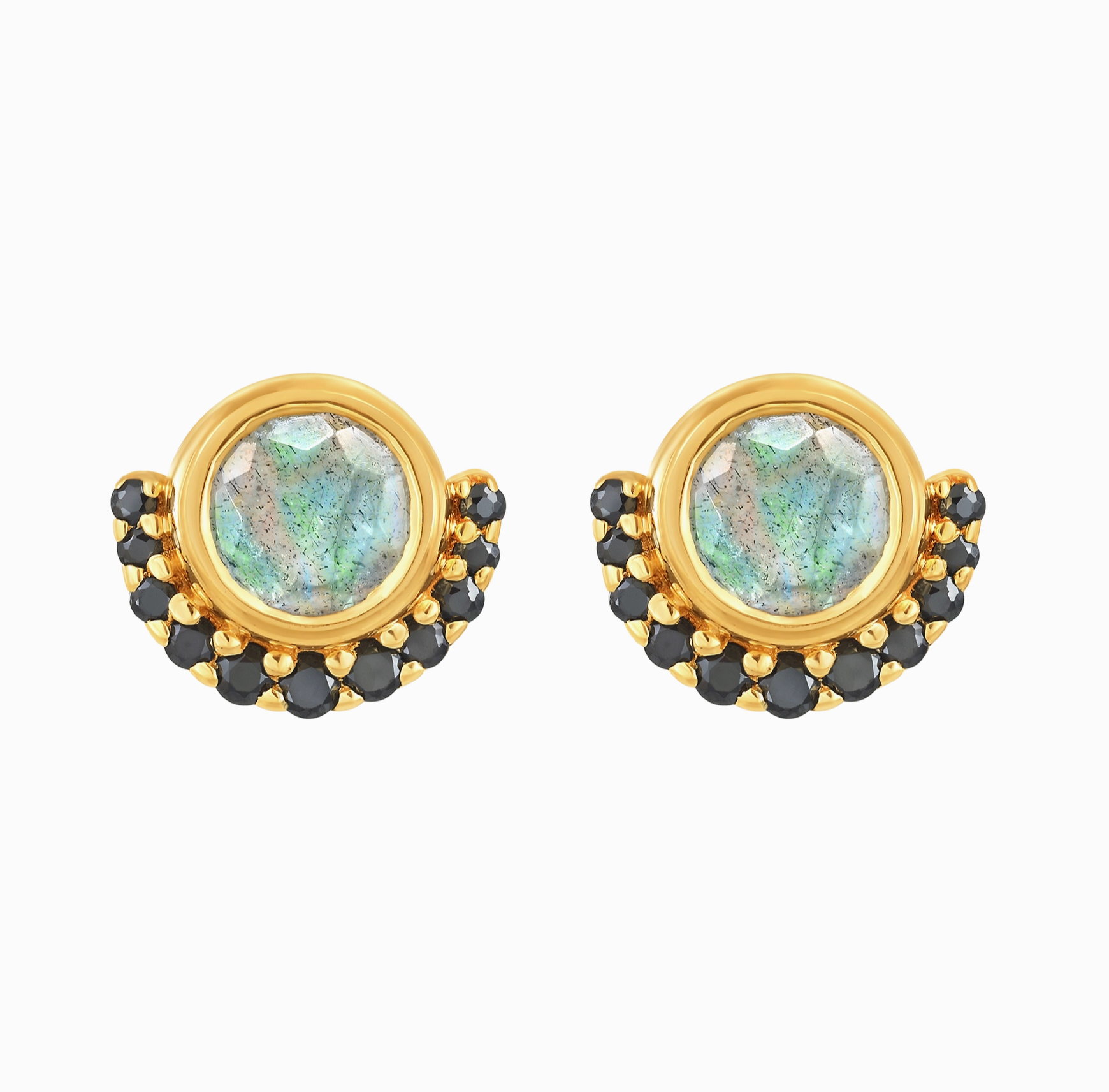 Lunar Eclipse Stud Earrings - Heart of the Home Inc