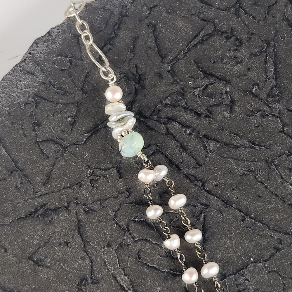 Silver Moonface Necklace - Heart of the Home Inc