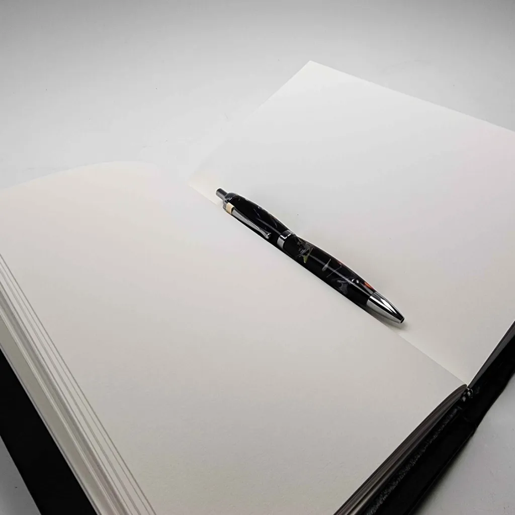 Medium Sculpted Leather Journal with Eye
