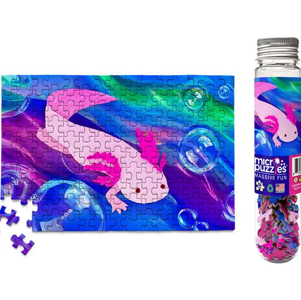 Axolotl Mini Jigsaw Puzzle - Heart of the Home Inc