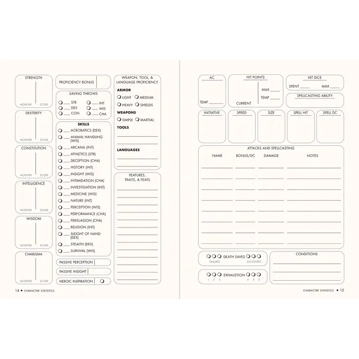 5e RPG Campaign Journal