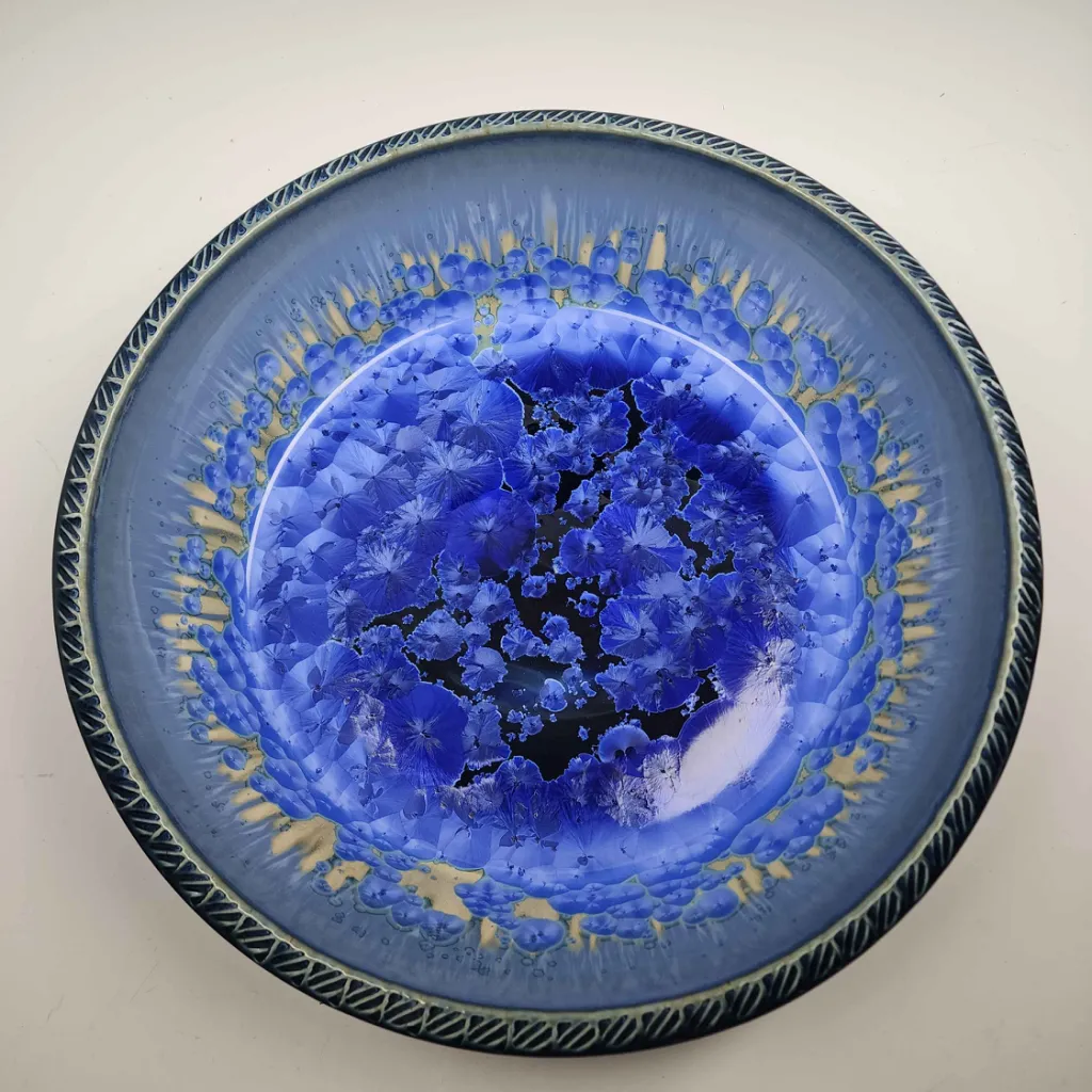 Large Platter in Sky Blue