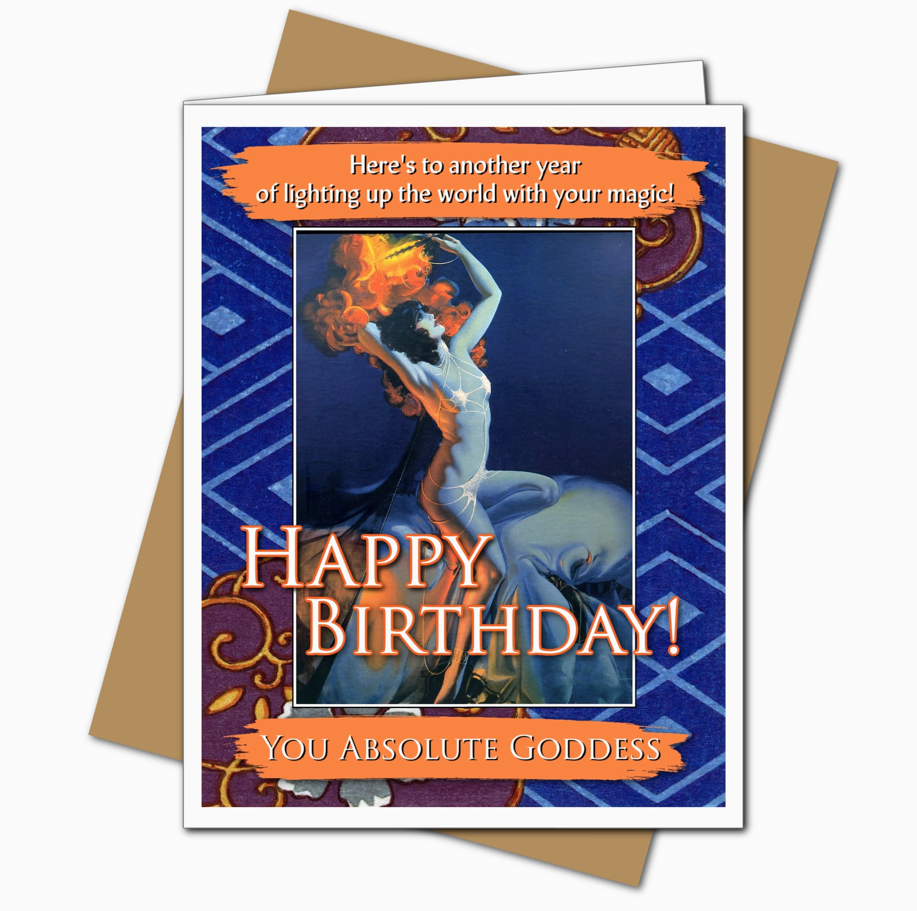 Happy Birthday Goddess Card