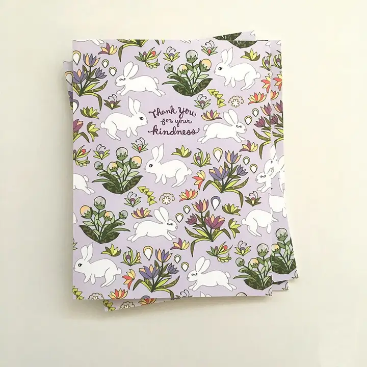 Bunny Kindness Card - Heart of the Home LV