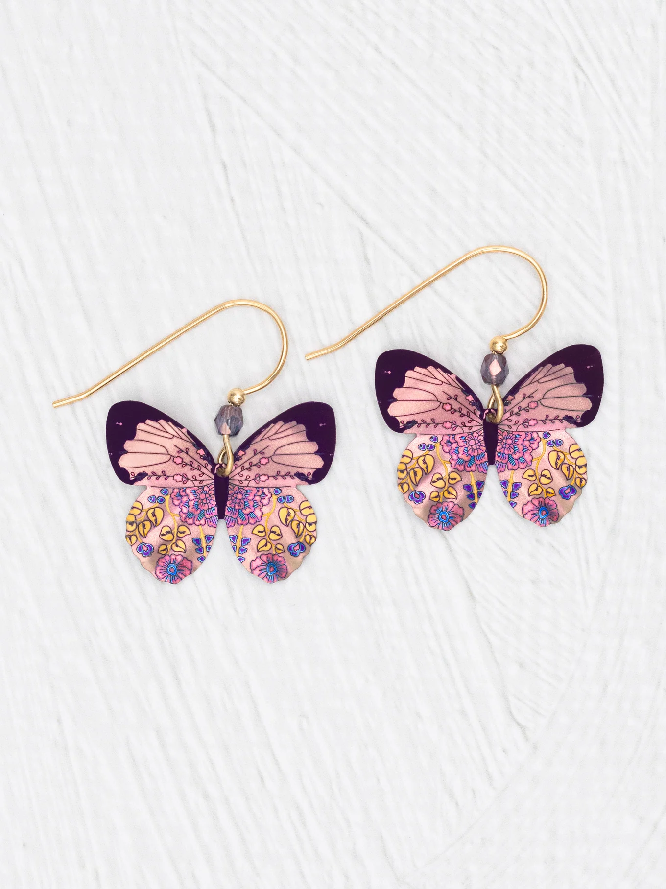 Blooming Butterfly Earrings in Blooming Pink - Heart of the Home Inc